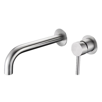 IMEX Moscu Μπαταρία Νιπτήρα Επίτοιχη Ανοξείδωτη GLT023/AC