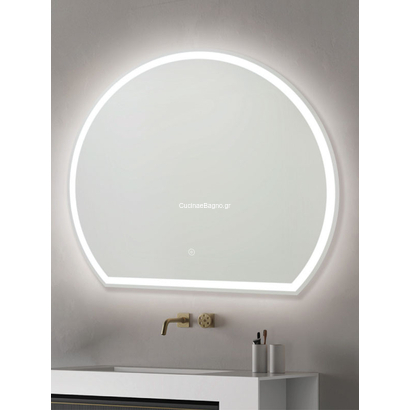 OVALE Καθρέπτης 80x68 LED 878780