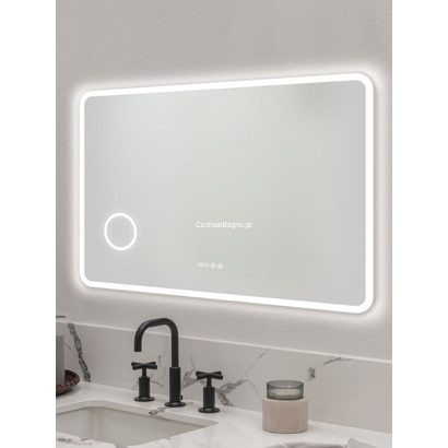 SPECCHIO RETTANGOLARE Καθρέπτης Ορθογώνιος 100x70 LED 8710780