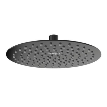 Teorema Slope Dark Mirror Κεφαλή Ντους Ø25cm 2509498