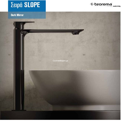 Teorema Slope Dark Mirror Μπαταρία Νιπτήρα Επίτοιχη 250930