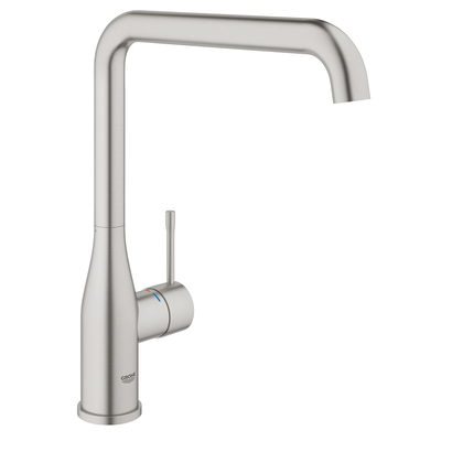 Grohe Essence New L 30269DC0 Supersteel Μπαταρία Κουζίνας