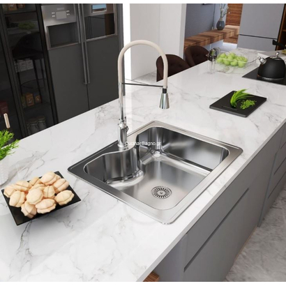 MAY 60x50 Νεροχύτης Ανοξείδωτος Ένθετος 5860510