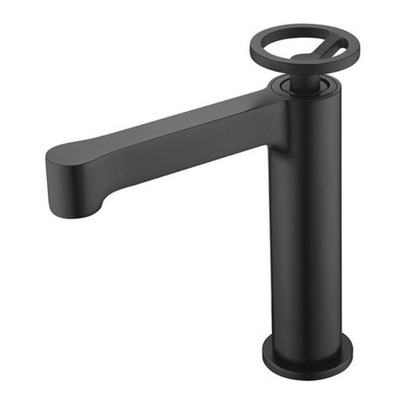 IMEX Olimpo Μπαταρία Νιπτήρα Μαύρο Ματ BDC033-1NG