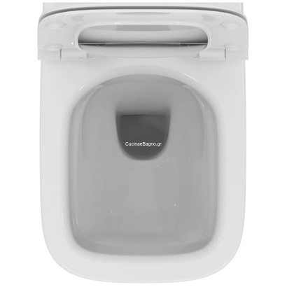 Ideal Standard i.Life Space 48 cm Rimless Λεκάνη Κρεμαστή Υ.Π. Με Κάθισμα SOFT CLOSE WRAPOVER