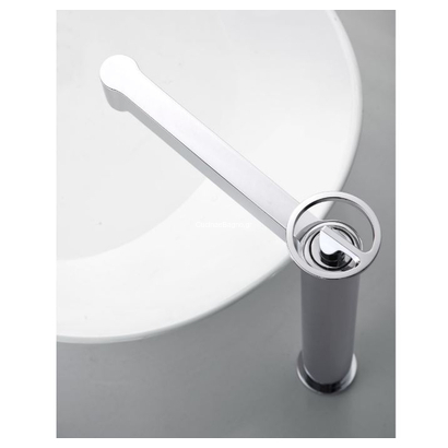 IMEX Olimpo Μπαταρία Νιπτήρα Επιτραπέζια Χρωμέ BDC033-3