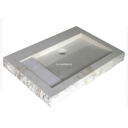 Stoone Coralia Beige 69x47 Νιπτήρας Πέτρινος Επιτραπέζιος Stav