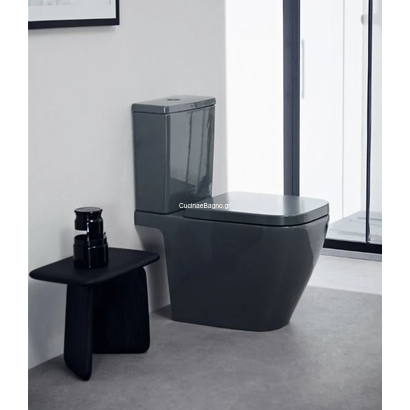 Ideal Standard i.Life B 66,5 cm Rimless Γκρι Λεκάνη με καζανάκι και κάλυμμα SOFT CLOSE WRAPOVER