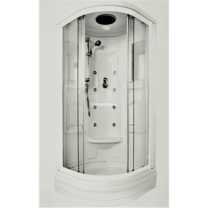 SANACRYL K-235 Καμπίνα με Σύστημα Υδρομασάζ Compact 90x90x223h