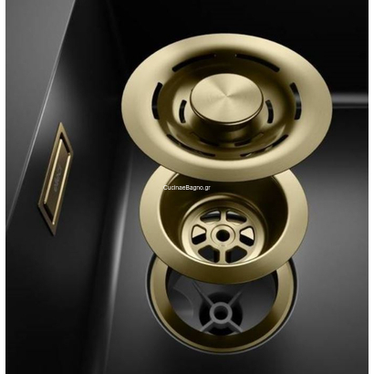 ELLECI Σετ FLOW-PRO & Υπερχείλιση Gold KITWPT-F-1VSELL-GD