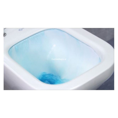 Ideal Standard Tesi II 66,5 cm Aquablade ΜΑΤ Λεκάνη Με Καζανάκι & Κάλυμμα