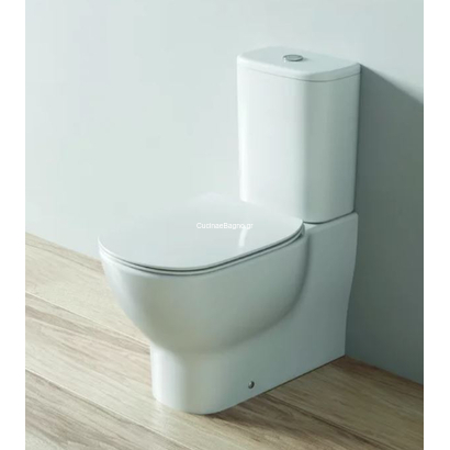 Ideal Standard Tesi II 66,5 cm Aquablade ΜΑΤ Λεκάνη Με Καζανάκι & Κάλυμμα