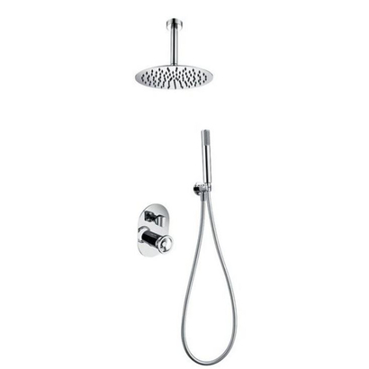 IMEX Vesubio Σετ Μπαταρίας Εντοιχισμού 2 Εξόδων Χρωμέ GTV038