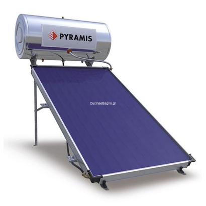 Pyramis ΗΛΙΑΚΟΣ ΘΕΡΜΟΣΙΦΩΝΑΣ 160lt ΕΠΙΛΕΚΤΙΚΟΥ ΣΥΛΛΕΚΤΗ 1x2,3m² ΤΡΙΠΛΗΣ ΕΝΕΡΓΕΙΑΣ