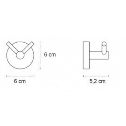 KARAG Uno Satine Brassed Άγκιστρο Διπλό 120299