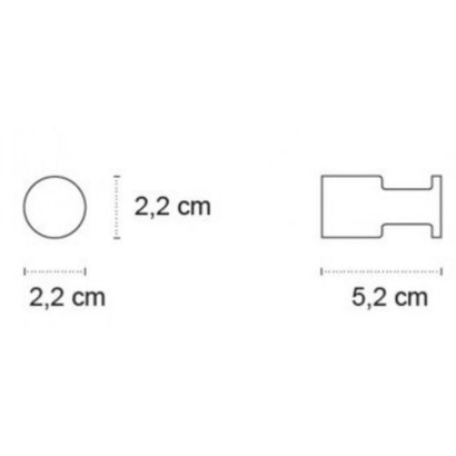 KARAG Uno Satine Brassed Άγκιστρο Μονό 121199