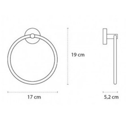 KARAG Uno Satine Brassed Κρίκος 122099