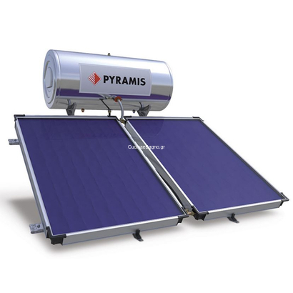 Pyramis ΗΛ. ΘΕΡΜΟΣΙΦΩΝΑΣ 160lt ΕΠΙΛΕΚΤΙΚΟΥ ΣΥΛΛΕΚΤΗ 2x1,5m2 ΔΙΠΛΗΣ ΕΝΕΡΓΕΙΑΣ 026000405