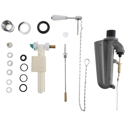 Kerasan Retro Μηχανισμός και Αλυσίδα Χρωμέ για Καζανάκι Υψηλής Πίεσης