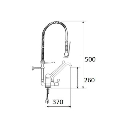 River Spa Επαγγελματική Μπαταρία Λάντζας Αναμεικτική R1019