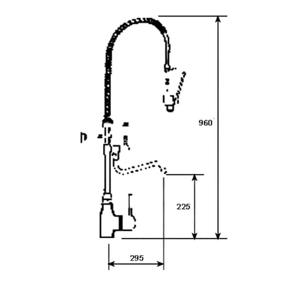 River Spa Επαγγελματική Μπαταρία Λάντζας Αναμεικτική R1008