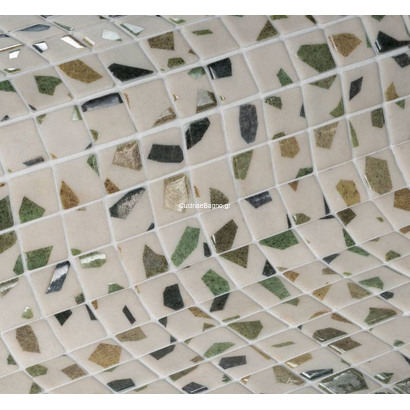 EZARRI Terrazzo Greenery 25 Ψηφίδα Σε Δίχτυ