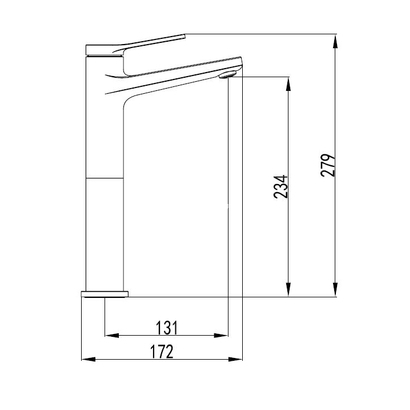Karag Andare Chrome WNW168B73C μπαταρία νιπτήρα επιτραπέζια