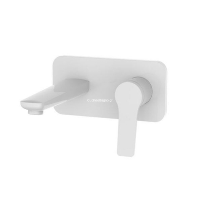 KARAG Andare Bianco Μπαταρία Νιπτήρος Εντοιχισμού Λευκή
