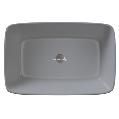 Sanitec Galaxy 281 Atlas 56x39 Νιπτήρας Επιτραπέζιος Τεχνογρανίτης