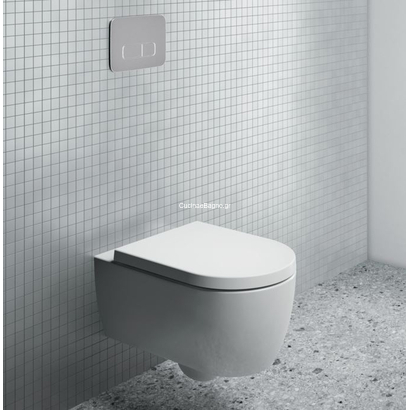 Ideal Standard Blend Curve 54,5 cm Aquablade Λεκάνη Κρεμαστή Με Κάλυμμα SOFT CLOSE WRAPOVER