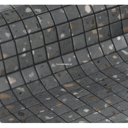 EZARRI Terrazzo Grey 25 Ψηφίδα Σε Δίχτυ