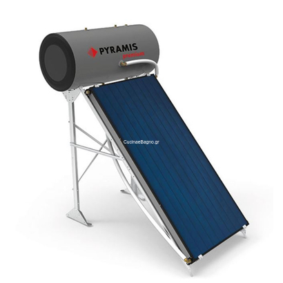 Pyramis ΗΛΙΑΚΟΣ ΘΕΡΜΟΣΙΦΩΝΑΣ PREMIUM 160lt ΕΠΙΛΕΚΤΙΚΟΥ ΣΥΛΛΕΚΤΗ 1x2m² ΔΙΠΛΗΣ ΕΝΕΡΓΕΙΑΣ