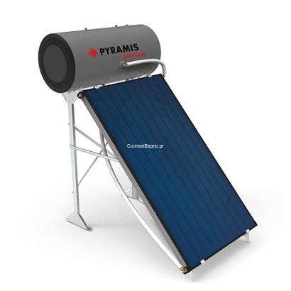 Pyramis ΗΛΙΑΚΟΣ ΘΕΡΜΟΣΙΦΩΝΑΣ PREMIUM 160lt ΕΠΙΛΕΚΤΙΚΟΥ ΣΥΛΛΕΚΤΗ 1x2,5m² ΔΙΠΛΗΣ ΕΝΕΡΓΕΙΑΣ