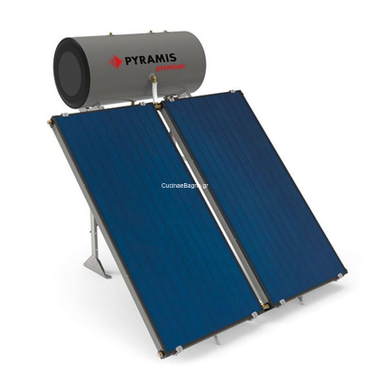 Pyramis ΗΛΙΑΚΟΣ ΘΕΡΜΟΣΙΦΩΝΑΣ PREMIUM 200lt ΕΠΙΛΕΚΤΙΚΟΥ ΣΥΛΛΕΚΤΗ 2x1,5m² ΔΙΠΛΗΣ ΕΝΕΡΓΕΙΑΣ