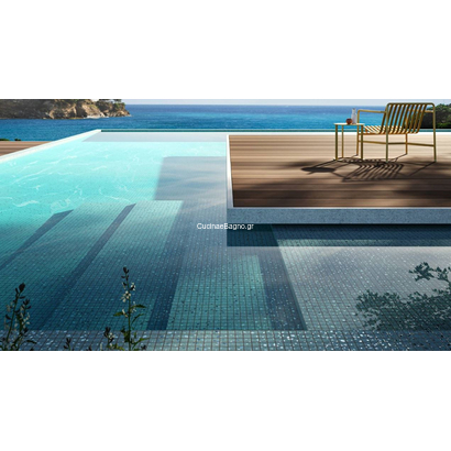 EZARRI Terrazzo Teal 25 Ψηφίδα Σε Δίχτυ