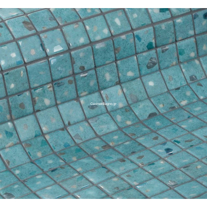 EZARRI Terrazzo Teal 25 Ψηφίδα Σε Δίχτυ