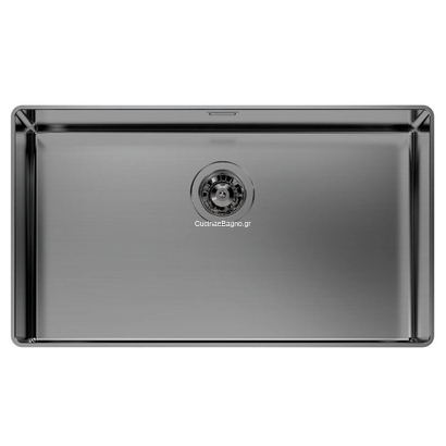 Foster Phantom Gun Metal 72,6x41,6 Νεροχύτης Ανοξείδωτος Επικαθήμενος 4371006