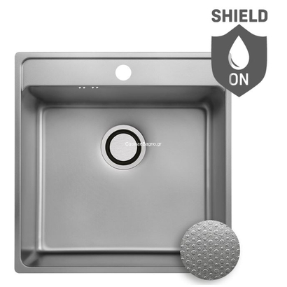 LAVEO Besos Inox Decor 48x49 Νεροχύτης Ανοξείδωτος SLB_310T