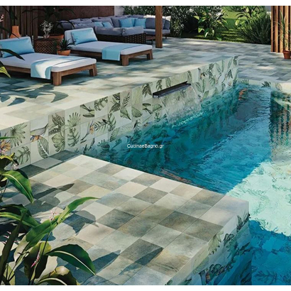 Nusa Jade Botanic 25x25 Porcellanato Δαπέδου & Τοίχου Vintage