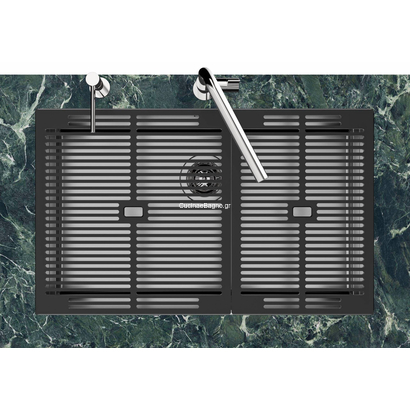 Foster Quadra EVO Gun Metal 78x47 Νεροχύτης Ανοξείδωτος Υποκαθήμενος 1257856