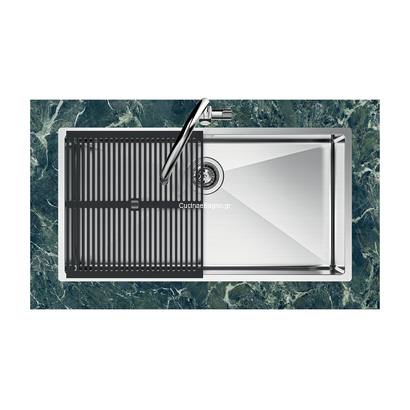 Foster Quadra R12 Gun Metal 75x44 Νεροχύτης Ανοξείδωτος Επικαθήμενος 1717056