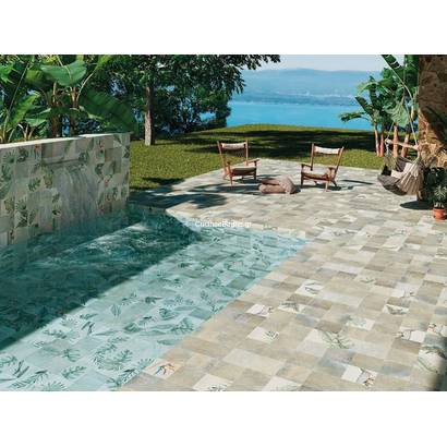 Nusa Jade Botanic 25x25 Porcellanato Δαπέδου & Τοίχου Vintage