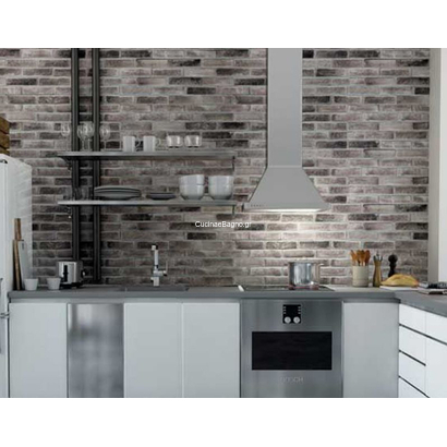 Pris Stone Gris - Madrazzo Gris 7x28 Porcellanato Τουβλάκι Ματ Ανάγλυφο