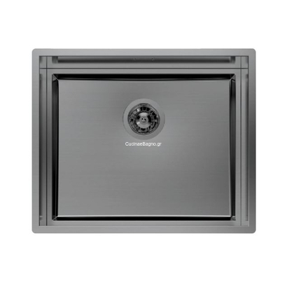 Foster Quadra EVO Gun Metal 57x47 Νεροχύτης Ανοξείδωτος Επικαθήμενος 1255056