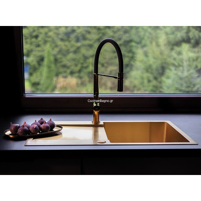 LAVEO Marmara Gold 76x44 Νεροχύτης Ανοξείδωτος SAM_G11T