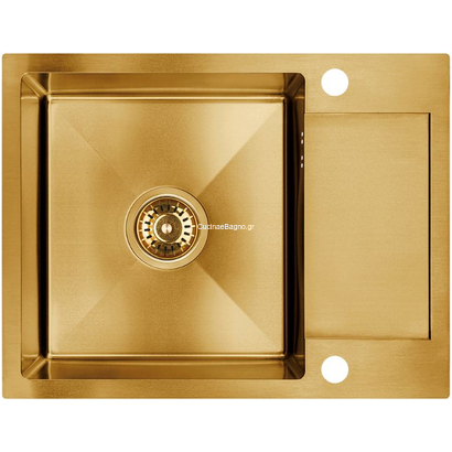 LAVEO Marmara Gold 57x44 Νεροχύτης Ανοξείδωτος SAM_G13T