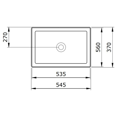 Bocchi Sottile Slim Line Matt Salmon Νιπτήρας Επιτραπέζιος 54x37