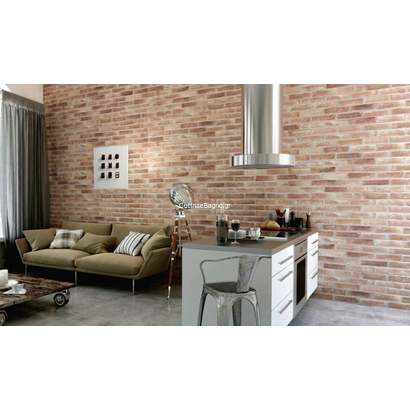 Tiziano Crema 7x28 Porcellanato Τουβλάκι Επένδυσης Ματ Ανάγλυφο