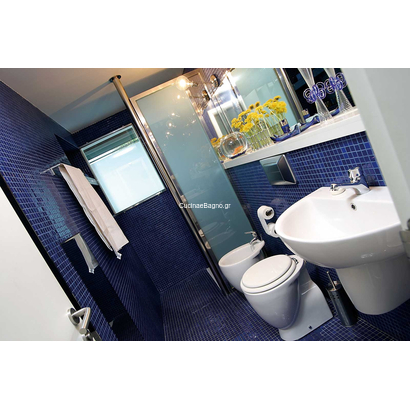 EZARRI 2543-D Ψηφίδα Σε Δίχτυ Μπλε