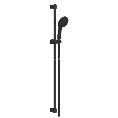 Grohe Tempesta 110 261632433 Black Matt 90cm Βέργα Ντους Με Σπιράλ & Ντους Χειρός